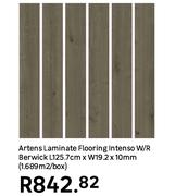 Artens Laminate Flooring Intenso W/R Berwick L125.7cm x W19.2 x 10mm (1.689 Sqm/Box)