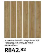 Artens Laminate Flooring Intenso W/R Malte L125.7cm x W19.2 x 10mm (1.689 Sqm/Box)