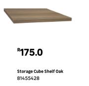 Storage Cube Shelf Oak 81455428