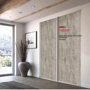 Sliding Wardrobe Door Allure Cement 250cm x 62cm 81459049