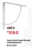 Heavy Duty Stayed Bracket 230 x 230 x 25mm 81442503