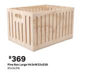 Pine Box Large H43 x W32 x D26 81434316