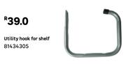 Utility Hook For Shelf 81434305