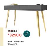 Fihlo 2 Drawer Desk O5aac073