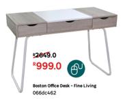 Boston Office Desk-Fine Living O66dc462