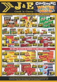 J&E Cash And Carry : Winter Deals (12 June - 25 June 2025)