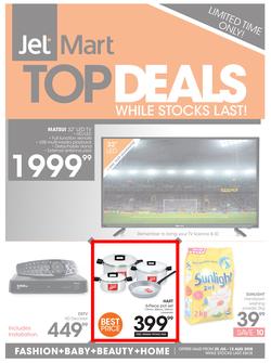Jet Mart : Top Deals (25 July - 12 Aug 2018), page 1