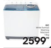 KIC 13kg White Twintub Washing Machine