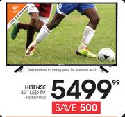Hisense 49" LED TV 