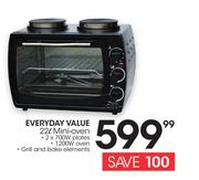 Everyday Value 22Ltr Mini-Oven