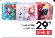 Character Lunch Boxes-Each