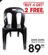Zama Zama Black Chairs-Each
