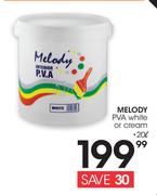 Melody PVA 20Ltr White Or Cream