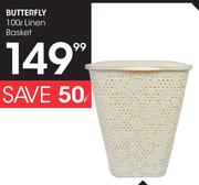 Butterfly 100Ltr Linen Basket