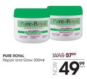 Pure Royal Repair And Grow-200ml Each