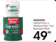 Ingram's Herbal-500g + Moisture Plus-150g Banded Pack