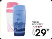Yardley Lotions-400ml Each