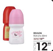 Revlon Roll Ons-50ml Each
