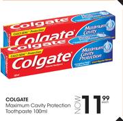Colgate Maximum Cavity Proteection Toothpaste-100ml Each