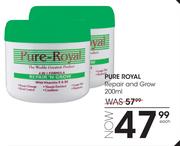Pure Royal Repair And Grow-200ml Each