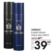 Yardley English Blazer Value Size-250ml Each 