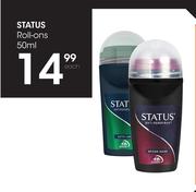 Status Roll-Ons-50ml Each