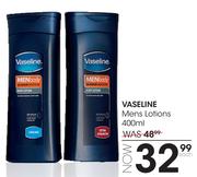 Vaseline Mens Lotion-400ml Each