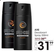 Axe Deodorant Spray-200ml Each