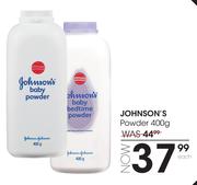 Johnson's Powder-400g Each