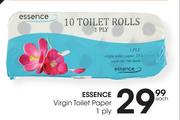 Essence Virgin Toilet Paper 1Ply-10's Each