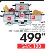 Hart 10 Piece Pot Set