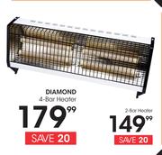 Diamond 2-Bar Heater