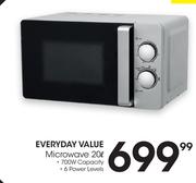 Everyday Value Microwave 20Ltr