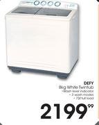 Defy 8kg White Twintub