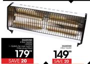 Diamond 4 Bar Heater 