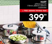 Hart 6-Piece Pot Set + Free 280mm Frying Pan