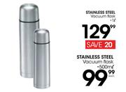 Stainless Steel Vacuum 1L Flask