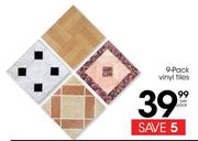 9-Pack Vinyl Tiles