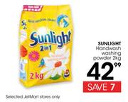 Sunlight Handwash Washing Powder 2kg