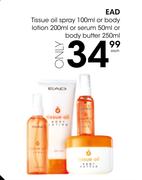 Tissue Oil Spray-100ml Or Body Lotion-200ml Or Serum-50ml Or Body Butter-250ml Each