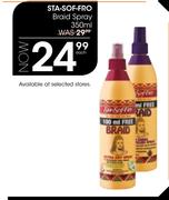 Sta Sof Fro Braid Spray-340ml Each