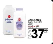 Johnson's Baby Powder-400g Each