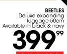 Beetles Deluxe Expanding Luggage-50cm