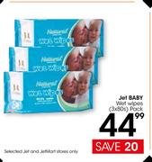 Jet Baby Wet Wipes(3 x 80s) Pack