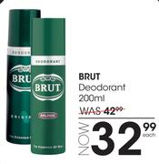 Brut Deodorant-200ml Each