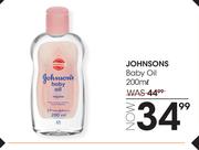 Johnson's Baby Oil-200ml 