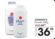 Johnson's Powder-400g Each