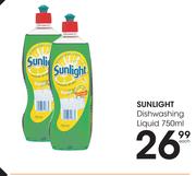 Sunlight Dishwashing Liquid-750ml Each
