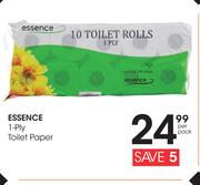 Essence 1 Ply Toilet Paper-Per Pack