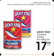 Lucky Star Assorted Tinned Fish-400g Each